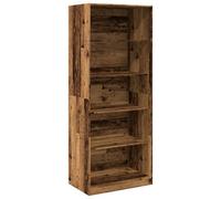 Berkfield Durable Wardrobe Old Wood 80X50X200 Cm Engineered Wood