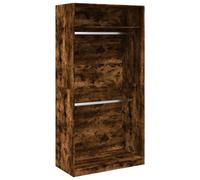Berkfield Durable Wardrobe Smoked Oak 100X50X200 Cm Engineered Wood