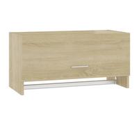 Berkfield Durable Wardrobe Sonoma Oak 70X32.5X35 Cm Engineered Wood