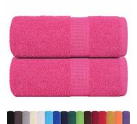 Berkfield Durable Wash Towels 2 Pcs Frogn Pink 30X30 Cm 100% Cotton
