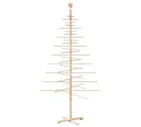Berkfield Durable Wooden Christmas Tree For Decoration 210 Cm Solid Wood Pine