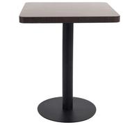 Berkfield Elegant Bistro Table Dark Brown 60X60 Cm Mdf