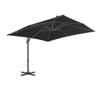 Berkfield Elegant Cantilever Umbrella With Aluminium Pole 300X300 Cm Anthracite