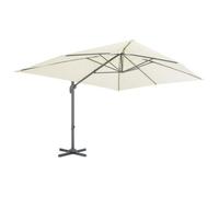 Berkfield Elegant Cantilever Umbrella With Aluminium Pole 400X300 Cm Sand