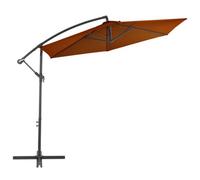 Berkfield Elegant Cantilever Umbrella With Aluminium Pole Terracotta 300 Cm
