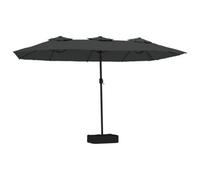 Berkfield Elegant Double-Head Parasol Anthracite 449X245 Cm