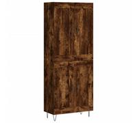 Berkfield Elegant Highboard Smoked Oak 69.5X34X180 Cm Engineered Wood