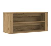 Berkfield Elegant Shoe Bench Artisan Oak 100X35X45 Cm Engineered Wood