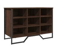 Berkfield Elegant Shoe Cabinet Brown Oak 90X38X61.5 Cm Engineered Wood