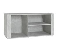 Berkfield Elegant Shoe Cabinet Concrete Grey 100X35X45 Cm Engineered Wood
