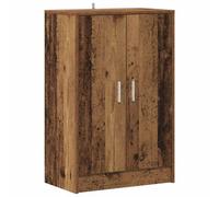 Berkfield Elegant Shoe Cabinet Old Wood 60X35X92 Cm Engineered Wood