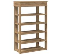 Berkfield Elegant Shoe Rack Artisan Oak 60X30X98 Cm Engineered Wood