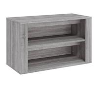 Berkfield Elegant Shoe Rack Grey Sonoma 75X35X45 Cm Engineered Wood