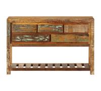 Berkfield Elegant Sideboard 120X30X75 Cm Solid Reclaimed Wood