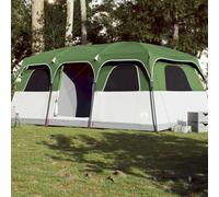 Berkfield Family Tent Cabin 9-Person Green Waterproof