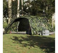 Berkfield Family Tent Dome 6-Person Camouflage Waterproof