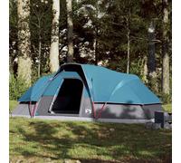 Berkfield Family Tent Dome 9-Person Blue Waterproof