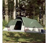 Berkfield Family Tent Dome 9-Person Green Waterproof