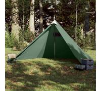 Berkfield Family Tent Tipi 7-Person Green Waterproof