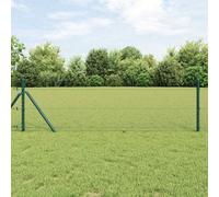 Berkfield Fence With Posts Grey 0.8 X 100 M Pvc-Coated Steel