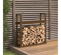 Berkfield Firewood Rack Honey Brown 110X35X108.5 Cm Solid Wood Pine