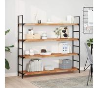 Berkfield Floating Shelf 160X30X4 Cm Oil Finished Solid Wood Acacia