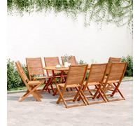 Berkfield Folding Garden Chairs 8 Pcs 51X66X95 Cm Solid Wood Acacia
