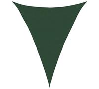Berkfield Functional Sunshade Sail 160 G/m2 Dark Green 5X6X6 M Hdpe
