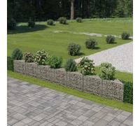 Berkfield Gabion Wall Galvanised Steel 450X30X50 Cm