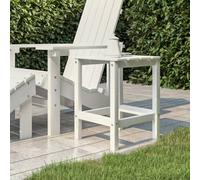 Berkfield Garden Adirondack Table White 38X38X46 Cm Hdpe