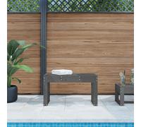 Berkfield Garden Bench Grey 80X38X45 Cm Solid Wood Pine