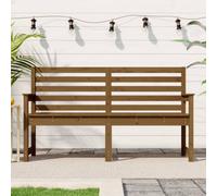 Berkfield Garden Bench Honey Brown 159.5X48X91.5 Cm Solid Wood Pine