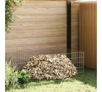 Berkfield Garden Composter 100X100X50 Cm Galvanized Steel Square
