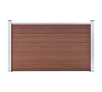 Berkfield Garden Fence Wpc 180X105 Cm Brown