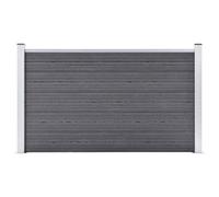 Berkfield Garden Fence Wpc 180X105 Cm Grey