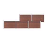 Berkfield Garden Fence Wpc 872X106 Cm Brown