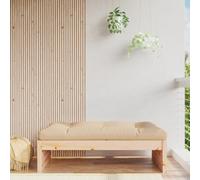 Berkfield Garden Footstool 120X80 Cm Solid Wood Pine