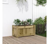 Berkfield Garden Planter 60X31X31 Cm Impregnated Wood Pine