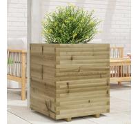 Berkfield Garden Planter 60X60X72 Cm Impregnated Wood Pine