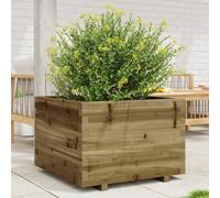 Berkfield Garden Planter 70X70X49.5 Cm Impregnated Wood Pine
