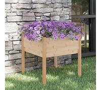 Berkfield Garden Planter 70X70X70 Cm Solid Pinewood