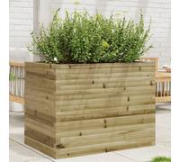 Berkfield Garden Planter 90X60X68.5 Cm Impregnated Wood Pine