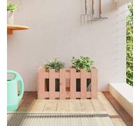Berkfield Garden Planter With Fence Design 60X30X30 Cm Solid Wood Douglas