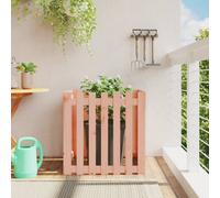 Berkfield Garden Planter With Fence Design 70X70X70 Cm Solid Wood Douglas