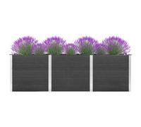 Berkfield Garden Raised Bed 300X100X91 Cm Wpc Grey