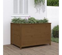 Berkfield Garden Raised Bed Honey Brown 119.5X82.5X78 Cm Solid Wood Pine