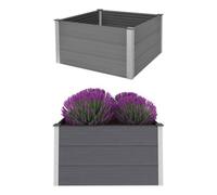 Berkfield Garden Raised Bed Wpc 100X100X54 Cm Grey