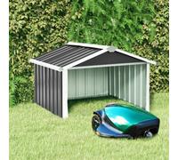 Berkfield Garden Robot Lawnmower Shed 92X97X63 Cm Galvanised Steel Anthracite
