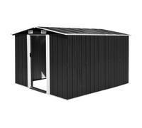 Berkfield Garden Shed 257X298X178 Cm Metal Anthracite