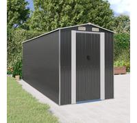Berkfield Garden Shed Anthracite 192X523X223 Cm Galvanised Steel